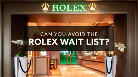 rolex waiting list meaning.